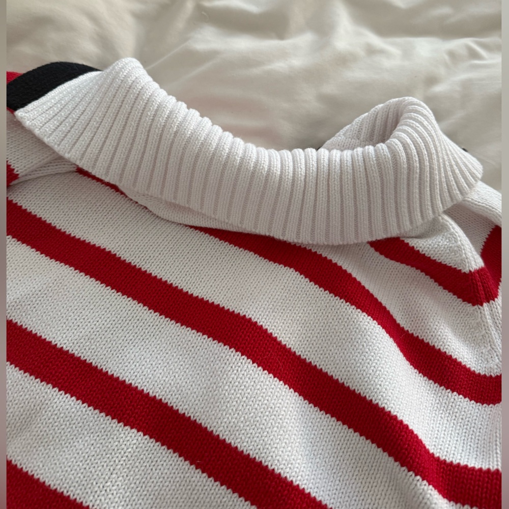 Talbots sailor collar nautical cardigan sweater - Picture 4 of 4